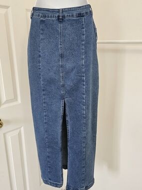 Forever 21 Light Blue Denim Jean Skirt- Size S